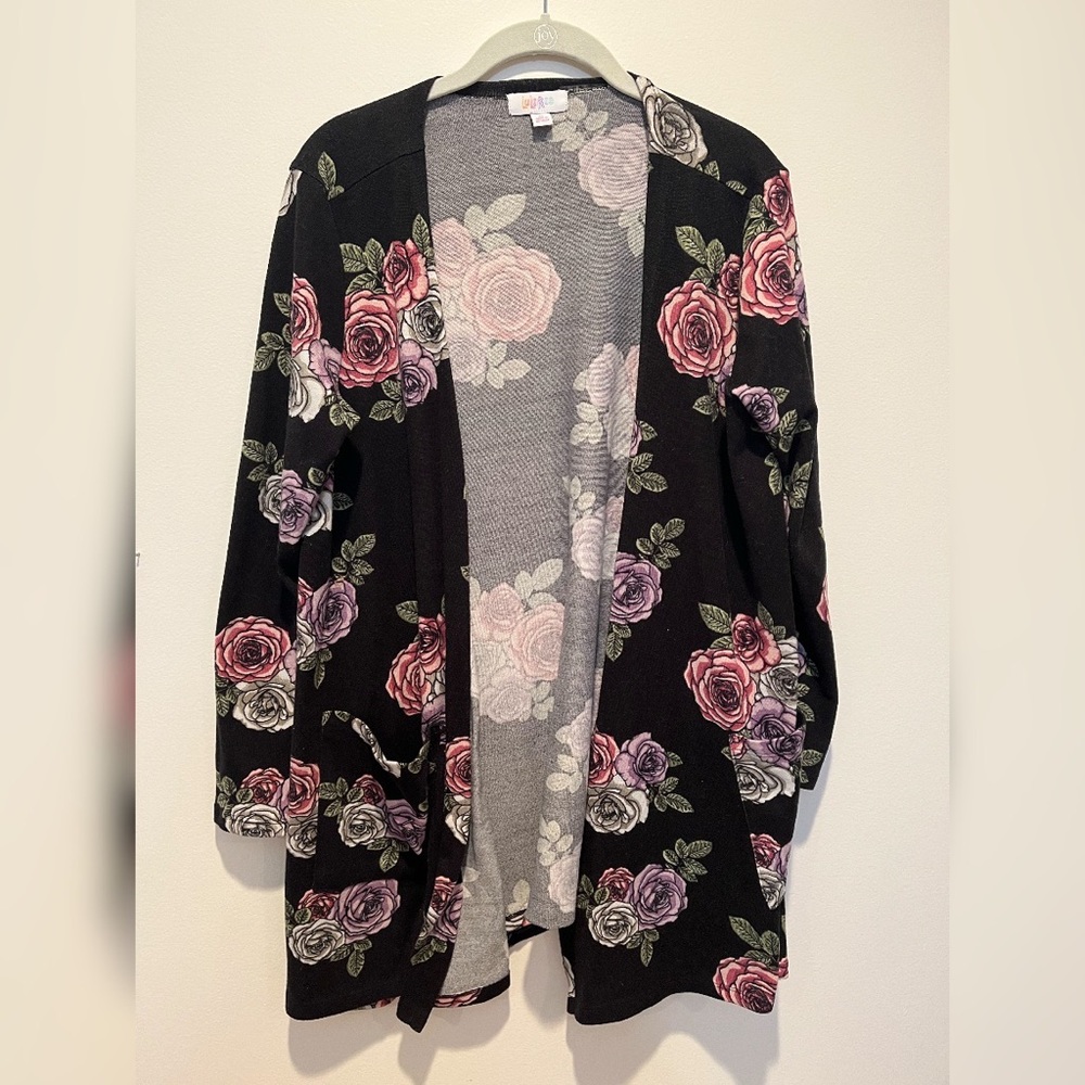 Lularoe Floral Caroline Cardigan